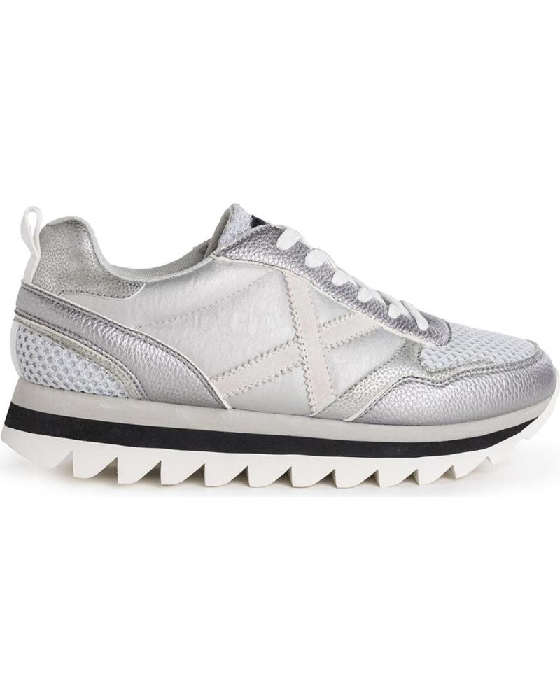 Woman and girl Trainers MUNICH RIPPLE PLATEADO