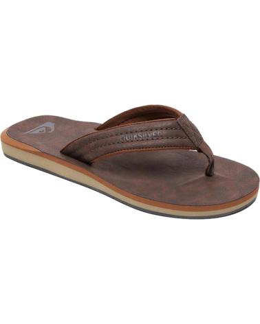 Chanclas de Hombre QUIKSILVER CHANCLAS CARVER NUBUCK MARRóN