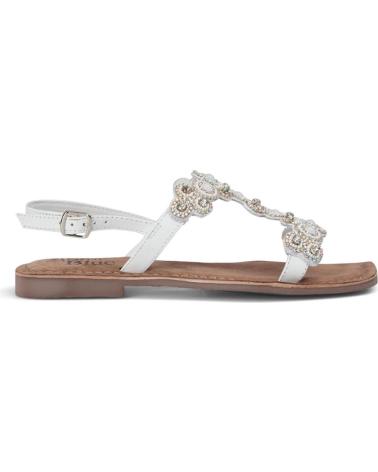 Sandalias de Mujer ALMA BLUE SANDALIA ADORNOS INDI WHITE