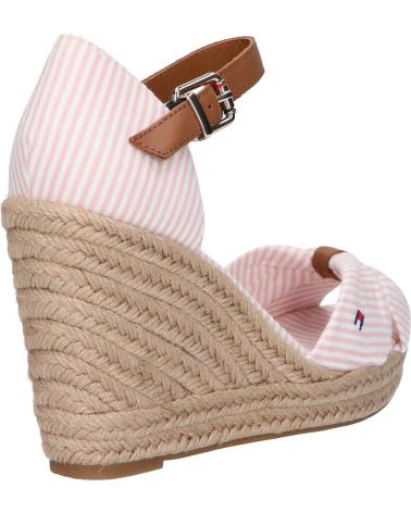 Sandales pour Femme TOMMY HILFIGER FW0FW07160 SEERSUCKER HIGH WEDGE 0J8 SEERSUCKER-SOOTHING