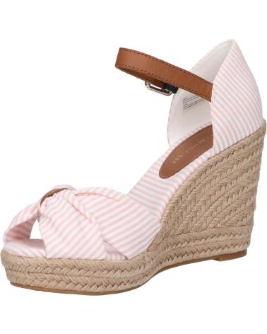 Sandales pour Femme TOMMY HILFIGER FW0FW07160 SEERSUCKER HIGH WEDGE 0J8 SEERSUCKER-SOOTHING