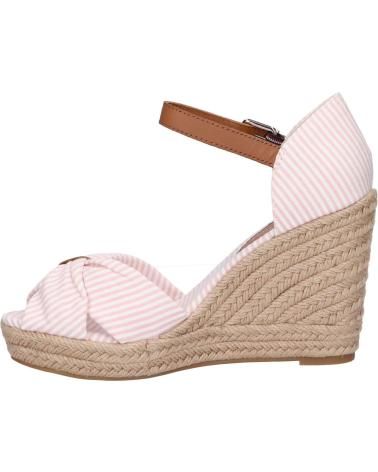 Sandales pour Femme TOMMY HILFIGER FW0FW07160 SEERSUCKER HIGH WEDGE 0J8 SEERSUCKER-SOOTHING