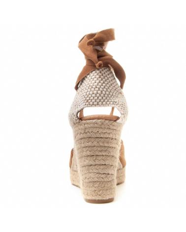 Zapatos de cuña per Donna MONTEVITA ULTRASUEDE3 BROWN