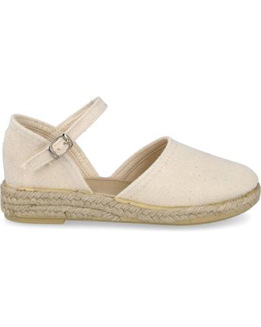 Sportivo per Bambina l&r shoes ANDREA RUIZ 262 ALPARGATAS YUTE NINA BEIG