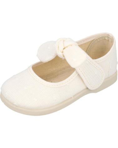 Scarpe per Bambina L&R SHOES LR SHOES 955 PLUMETI MERCEDITAS NINA CRUDO