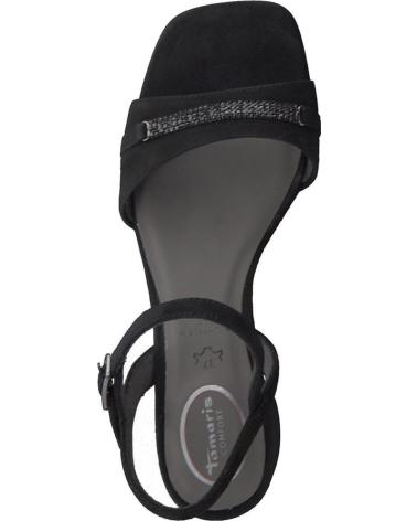 Sandalias de Mujer TAMARIS 88301 NUBUCK NEGRO