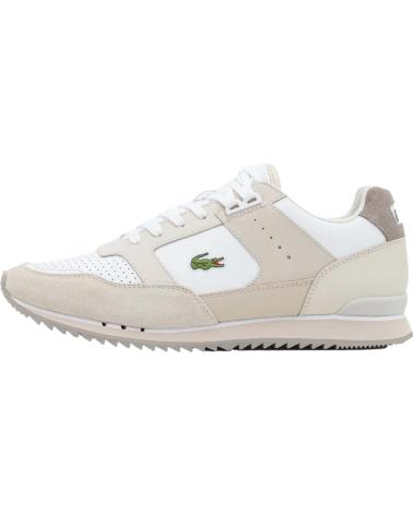 Sapatilhas de Homem LACOSTE ZAPATILLAS PARTNER PISTE 123 1 S OFF WHITE-WHITE