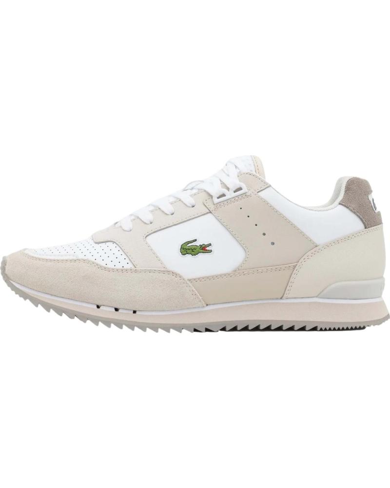 Sapatilhas de Homem LACOSTE ZAPATILLAS PARTNER PISTE 123 1 S OFF WHITE-WHITE