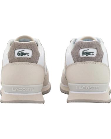 Sapatilhas de Homem LACOSTE ZAPATILLAS PARTNER PISTE 123 1 S OFF WHITE-WHITE