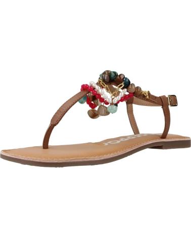 Sandalias de Mujer GIOSEPPO  69155 COLLAN CUERO MARRON