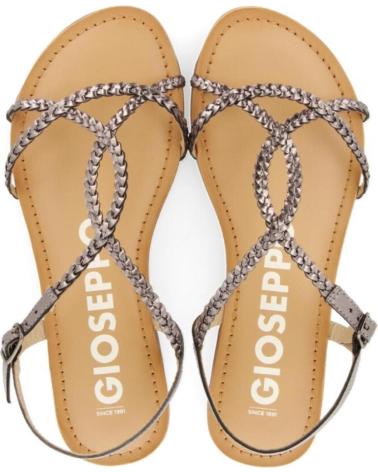 GIOSEPPO SANDALIA PLANA NIOAQUE 69112 GRIS