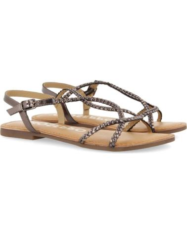 GIOSEPPO SANDALIA PLANA NIOAQUE 69112 GRIS