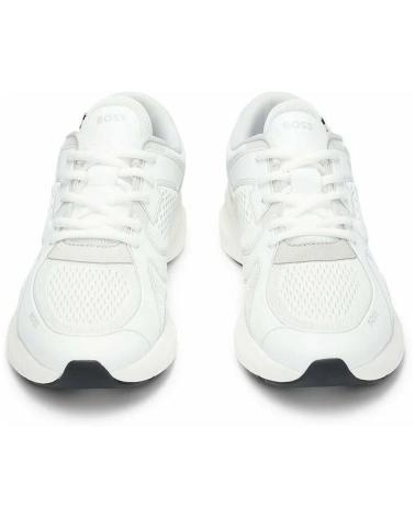 HUGO BOSS OWENRUNNEMPR WHITE RUNNING SHOES FOR MEN WHITE