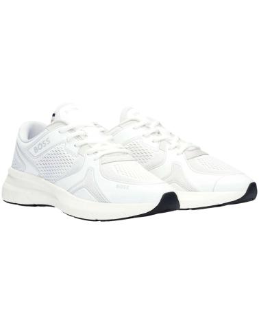 HUGO BOSS OWENRUNNEMPR WHITE RUNNING SHOES FOR MEN WHITE