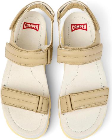 Woman Sandals CAMPER SANDALIAS ORUGA UP K201509 BEIGEYELLOW