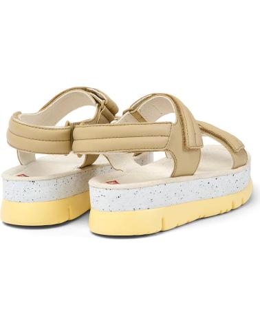 Woman Sandals CAMPER SANDALIAS ORUGA UP K201509 BEIGEYELLOW
