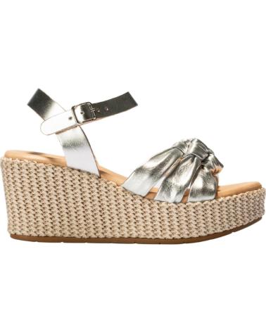 Sandalias de Mujer PITILLOS CUNA TIRAS PLATA PLATEADO