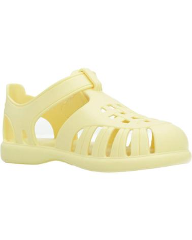 Sandalias-y-chanclas-para-niña-IGOR-10271-CANGREJERA-CERRADA-VELCRO-AMARILLA