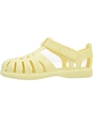 Sandalias-y-chanclas-para-niña-IGOR-10271-CANGREJERA-CERRADA-VELCRO-AMARILLA