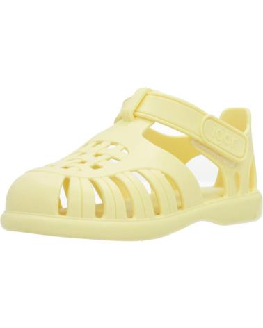 Sandalias-y-chanclas-para-niña-IGOR-10271-CANGREJERA-CERRADA-VELCRO-AMARILLA