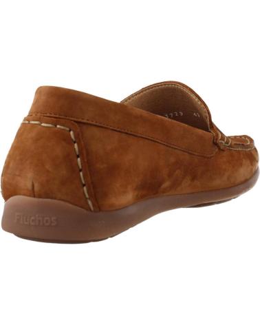 Halbschuhe für Herren FLUCHOS MOCASINES HOMBRE MODELO F1729 COLOR MARRON CUERO CUERO
