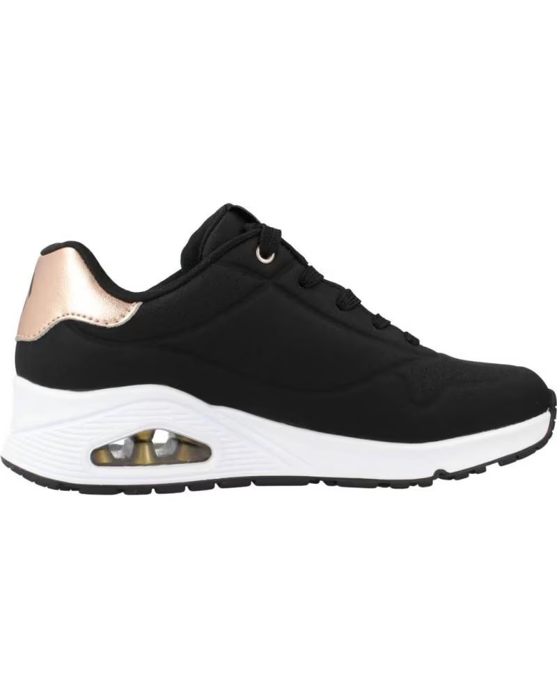 Sportivo per Donna SKECHERS UNO GOLDEN AIR NEGRO