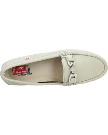 Halbschuhe für Damen FLUCHOS MOCASINES MUJER MODELO F0804 COLOR BEIS HIELO HIELO