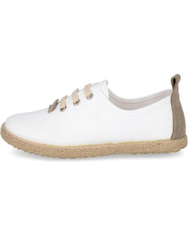 Zapatos de Niña y Niño BATILAS 45001-2 ZAPATOS DE CORDONES NIN BLANCO