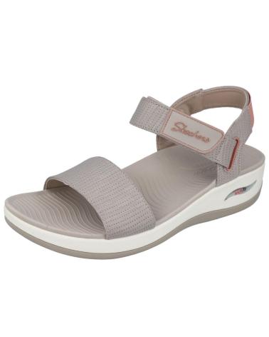 Sandali per Donna SKECHERS 163310 ARCH FIT SANDALIAS MUJE BEIG