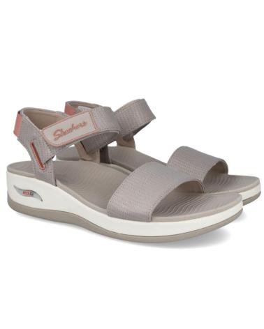 Sandali per Donna SKECHERS 163310 ARCH FIT SANDALIAS MUJE BEIG