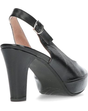 Zapatos de tacón de Mujer DORKING CALZADO DE TACON MEDIO-ALTO PARA MUJER MODELO BLESA D5833 NEGRO