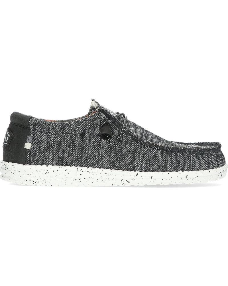Zapatos de Hombre HEY DUDE MOCASINES DUDE WALLYSOX BLACK