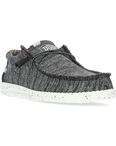 Zapatos de Hombre HEY DUDE MOCASINES DUDE WALLYSOX BLACK