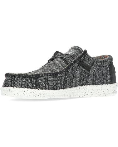 Zapatos de Hombre HEY DUDE MOCASINES DUDE WALLYSOX BLACK