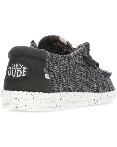 Zapatos de Hombre HEY DUDE MOCASINES DUDE WALLYSOX BLACK