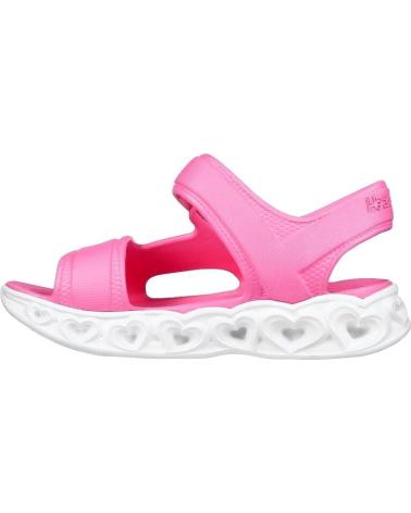 Sandali per Bambina SKECHERS SANDALIAS CON LUCES NIA 308045L ROSA