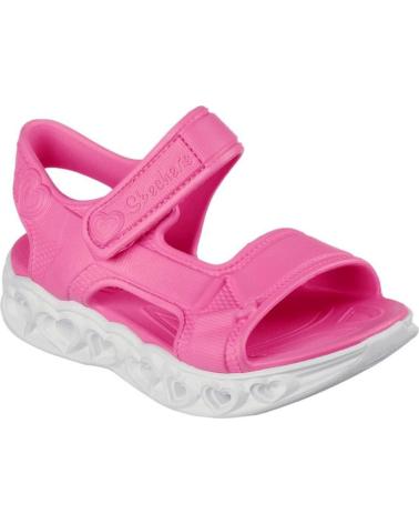 Sandali per Bambina SKECHERS SANDALIAS CON LUCES NIA 308045L ROSA