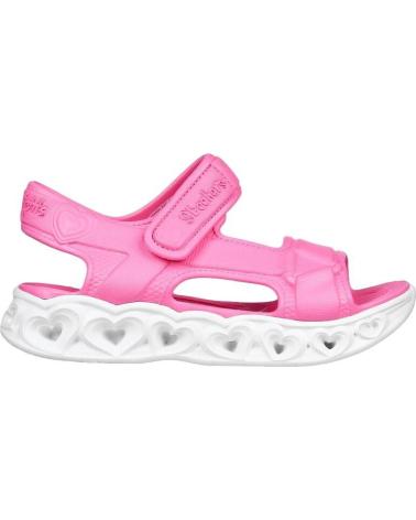 Sandali per Bambina SKECHERS SANDALIAS CON LUCES NIA 308045L ROSA