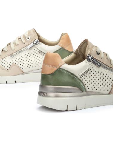 Zapatillas deporte pour Femme PIKOLINOS ZAPATILLAS PIEL CASUAL MARFIL-NATA