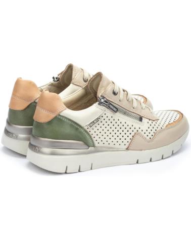 Zapatillas deporte pour Femme PIKOLINOS ZAPATILLAS PIEL CASUAL MARFIL-NATA