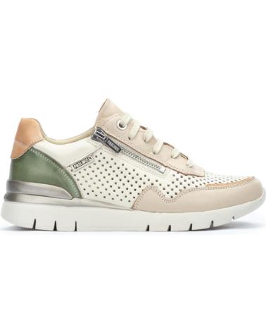 Zapatillas deporte pour Femme PIKOLINOS ZAPATILLAS PIEL CASUAL MARFIL-NATA