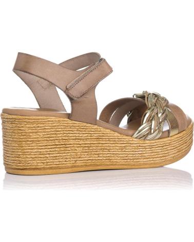 Sandalias de Mujer PORRONET CUNAS 2961 TAUPE MARRóN
