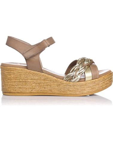 Sandalias de Mujer PORRONET CUNAS 2961 TAUPE MARRóN