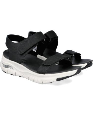 Sandali per Donna SKECHERS 119247 ARCH FIT SANDALIAS MUJE NEGRO