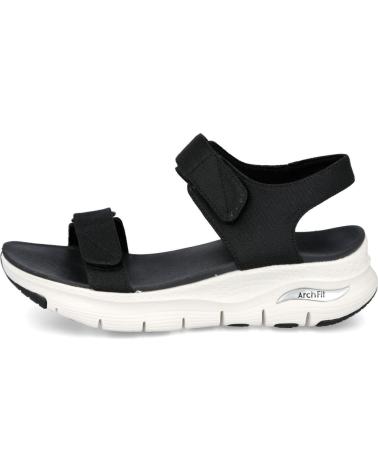 Sandali per Donna SKECHERS 119247 ARCH FIT SANDALIAS MUJE NEGRO