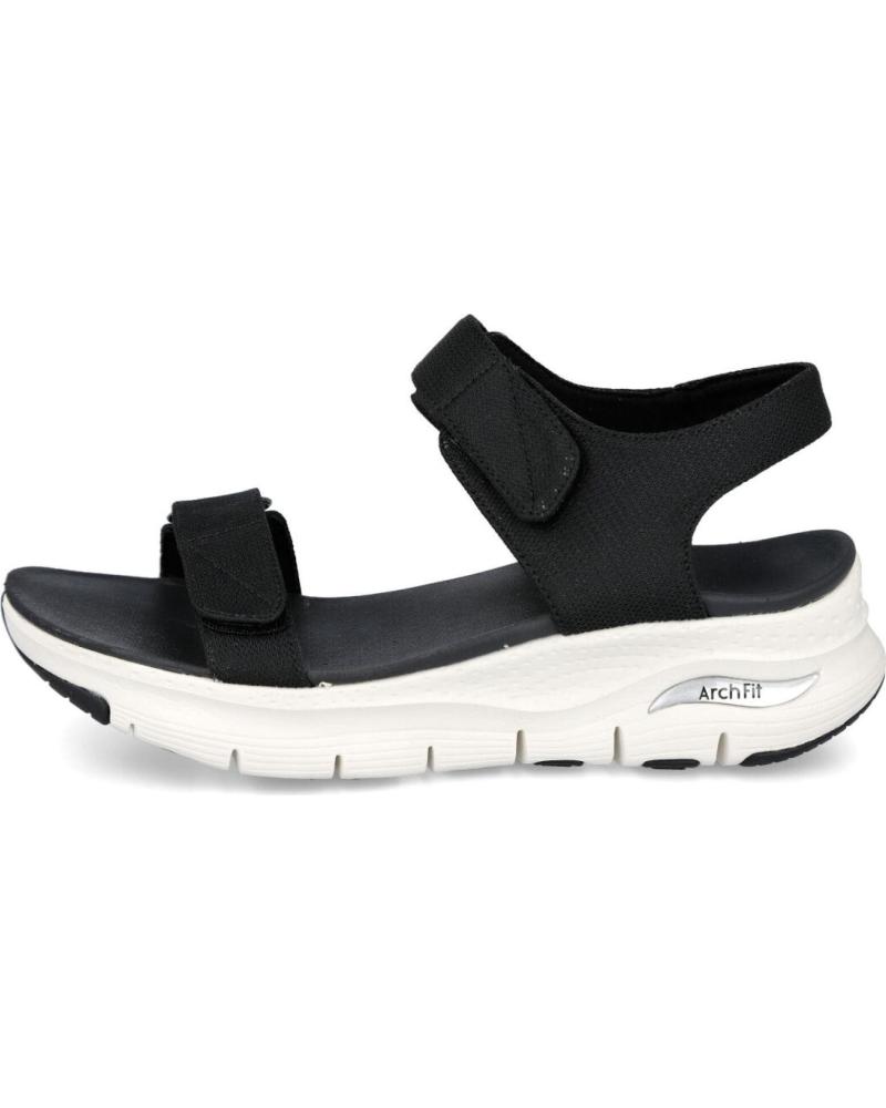 Sandali per Donna SKECHERS 119247 ARCH FIT SANDALIAS MUJE NEGRO