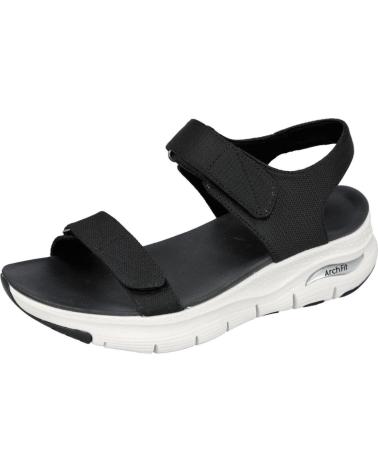 Sandali per Donna SKECHERS 119247 ARCH FIT SANDALIAS MUJE NEGRO