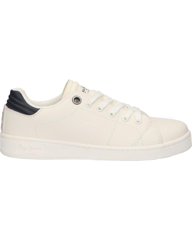 Zapatillas deporte pour Femme et Fille et Garçon PEPE JEANS PBS30388 BROMPTON 800 WHITE