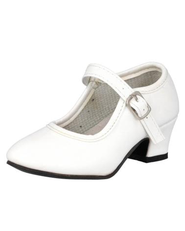 Sapatos de Menina BUBBLE BOBBLE AB-2 ZAPATOS FLAMENCA BLANCO