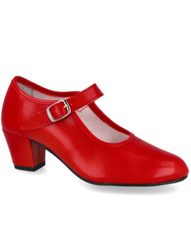 Chaussures pour Fille l&r shoes CREACIONES PASOS DE BAILE 15 ZAPATOS FLAMENCA ROJO